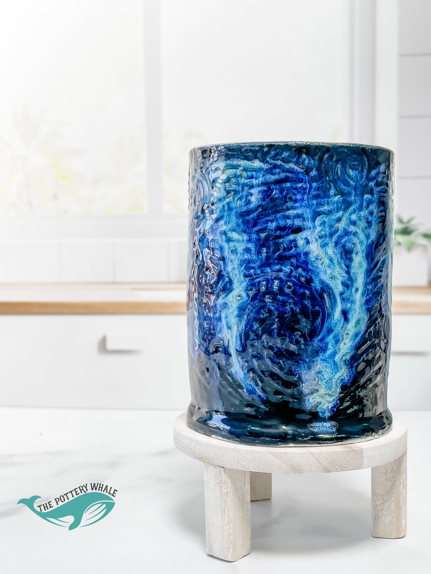 Blue Grotto Medium Vase #9